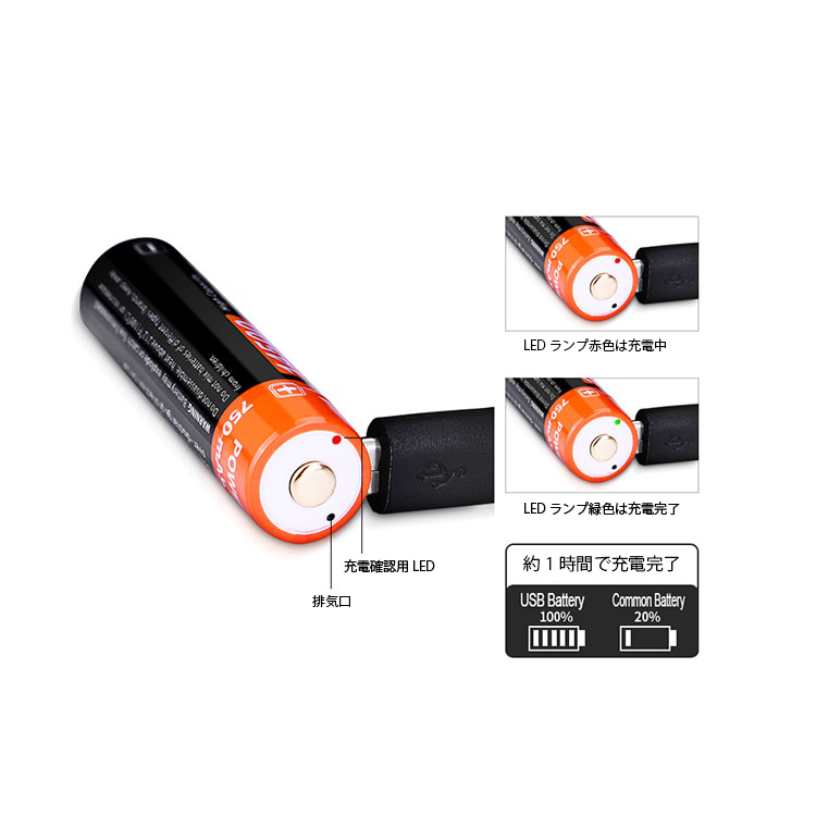 474円 【正規通販】 新型 ルミントップ社 高品質 14500リチウム電池 920mAh 14500充電池 充電式電池 プロテクト機能 TYPE- C充電口付き
