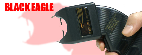 ブラックイーグル-50万V スタンガン　カーブタイプ