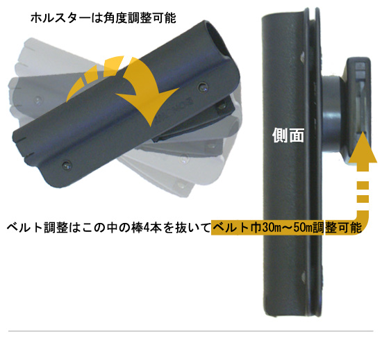 BONOWI K30 26インチ用 ホルスター 先端ロック無