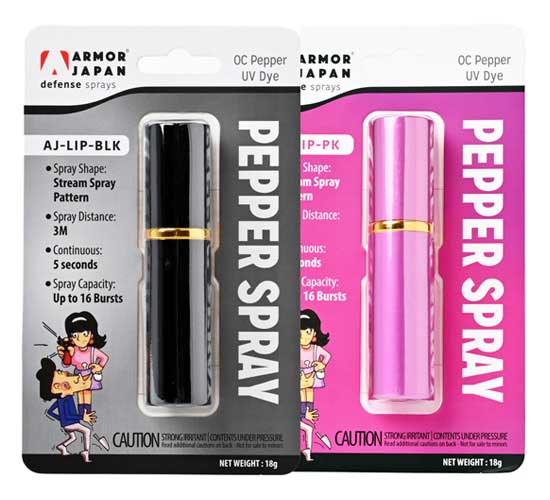 防犯スプレー/催涙ガス リップスティック/口紅型モデル LIPSTICK MODEL