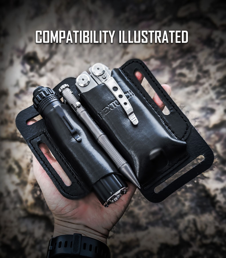 V40 EDCレザーホルスター NEXTORCH ネクストーチ Leather Sheath Holster