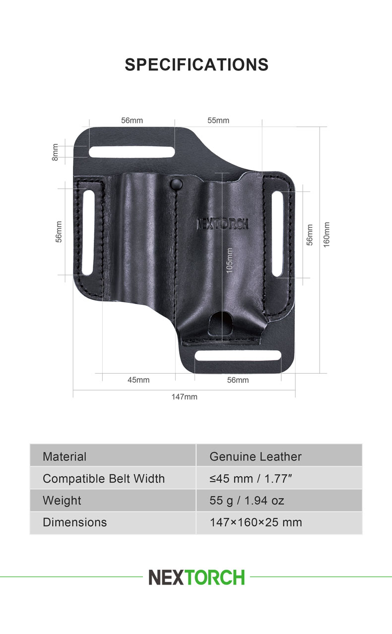 CERTUM LUX2 IWB/AIWB Holster for GLOCK - Tenicor